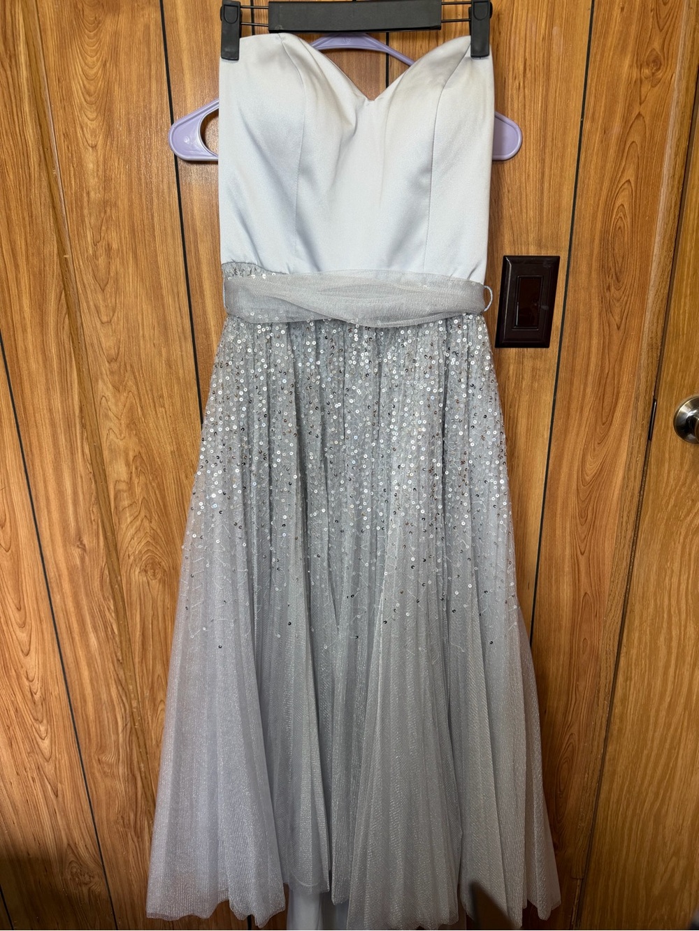 Sherri Hill Sequin Tulle Prom Dress